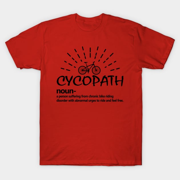 Definition Of A Bicycle Rider MTB T-Shirt by Designcompany